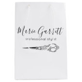 ヴィンテージはさみサロン ミディアムペーパーバッグ (正面)