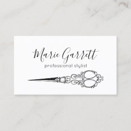 ヴィンテージはさみサロン 名刺