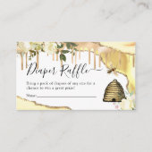 ヴィンテージはちみつビーおむつラッフル エンクロージャーカード (正面)