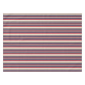 ヴィンテージはっきりしたとインスパイアストライプの テーブルクロス (正面(横))