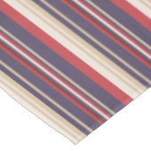 ヴィンテージはっきりしたとインスパイアストライプの テーブルクロス (アングル)