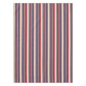 ヴィンテージはっきりしたとインスパイアストライプの テーブルクロス (正面)