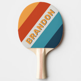 ヴィンテージはっきりしたストライプのシスル 卓球ラケット