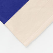 ヴィンテージはっきりしたストライプのフリースブランケット フリースブランケット (角)