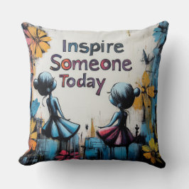 ヴィンテージはっきりした開花、明るい夢 クッション