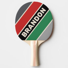 ヴィンテージはっきりしたVHSストライプの（名前） 卓球ラケット