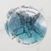 ヴィンテージはエンジェルモダンスターズクリスマスカードに出会う (正面/裏面)