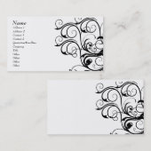 ヴィンテージはカスタマイズテンプレートカードを-抽出します 名刺 (正面/裏面)