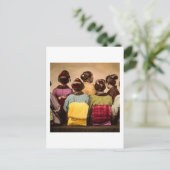 ヴィンテージはキモノカラフルスとオビスの ポストカード (スタンド正面)