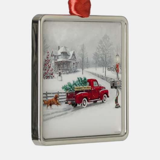 ヴィンテージはクリスマスのオーナメントで取りあげます メタルオーナメント (右)