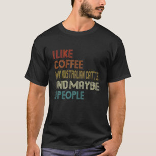 ヴィンテージはコーヒーが好き Tシャツ