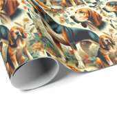 ヴィンテージはシームレスに絵画対応 ラッピングペーパー (ロールコーナー)