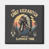 ヴィンテージはスラパホーのチーフ・キカビッチだ マグネット (正面)