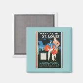 ヴィンテージはセントルイスで会う マグネット (正面/裏面)