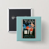 ヴィンテージはセントルイスで会う 缶バッジ (正面&裏面)