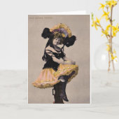 *ヴィンテージはダンサー可能* カード (黄色い花)