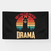 ヴィンテージはドラマラマを防ぐのみ 横断幕 (横)