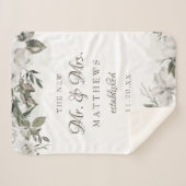 ヴィンテージはバラを大切にし、新しいミスター。とミセス・ニューライヴァーズ シェルパブランケット (正面(横))