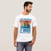 ヴィンテージはバーボンが好き Tシャツ (正面フル)