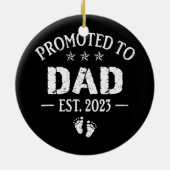 ヴィンテージはパパ2023に昇格し、最初に新しいパパ セラミックオーナメント (裏面)