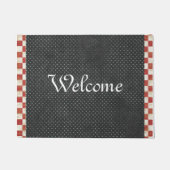 ヴィンテージはフロアマットを歓迎します ドアマット (正面)