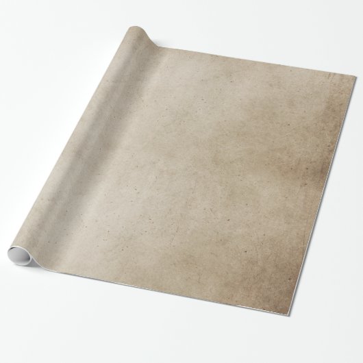 ヴィンテージはブラウンの旧式な羊皮紙の背景を壁紙を張ります ラッピングペーパー (アンロールド)