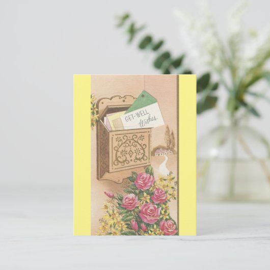 ヴィンテージはポストとよく得ます ポストカード (スタンド正面)