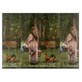 ヴィンテージはミルクメイドを泡立てる カッティングボード