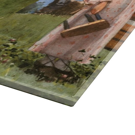 ヴィンテージはミルクメイドを泡立てる カッティングボード (角)