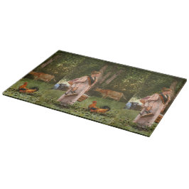 ヴィンテージはミルクメイドを泡立てる カッティングボード