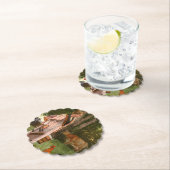 ヴィンテージはミルクメイドを泡立てる ペーパーコースター (インサイチュ)