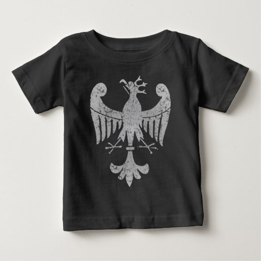 ヴィンテージはワシを磨きます ベビーTシャツ (正面)