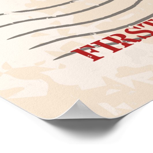 ヴィンテージはヴィンテージ切手を国に設定する ポスター (角)