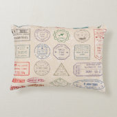 ヴィンテージはヴィンテージ切手を国に設定  アクセントクッション (裏面)