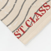 ヴィンテージはヴィンテージ切手を国に設定 フリースブランケット (角)