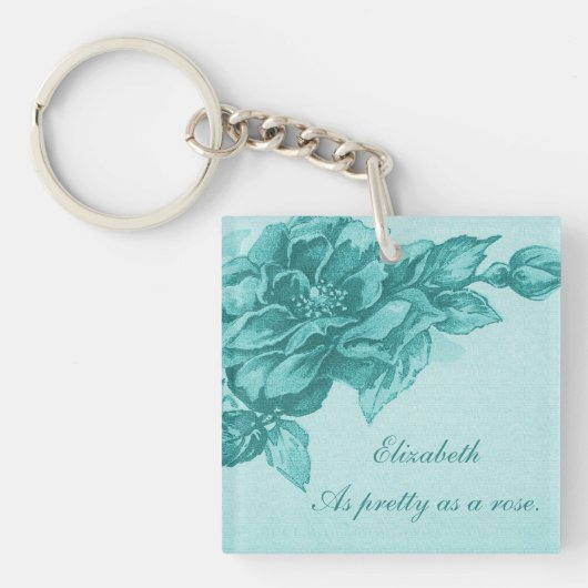 ヴィンテージは上がりました キーホルダー (正面)