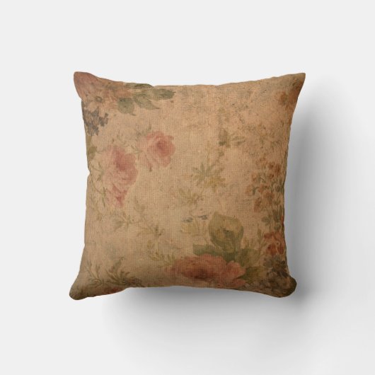 ヴィンテージは上がりました クッション (裏面)