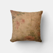 ヴィンテージは上がりました クッション (正面)