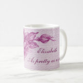 ヴィンテージは上がりました コーヒーマグカップ (正面右)