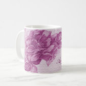 ヴィンテージは上がりました コーヒーマグカップ (正面左)