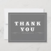 ヴィンテージは両面感謝していしています サンキューカード (正面)