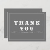 ヴィンテージは両面感謝していしています サンキューカード (正面/裏面)