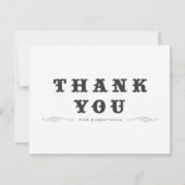 ヴィンテージは両面感謝していしています サンキューカード (正面)