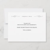 ヴィンテージは両面感謝していしています サンキューカード (裏面)