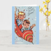 ヴィンテージは健康なカードをすぐに得ます カード (黄色い花)