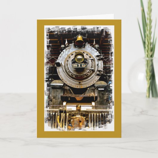 ヴィンテージは健康な挨拶状を得ます カード (正面)