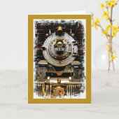 ヴィンテージは健康な挨拶状を得ます カード (黄色い花)