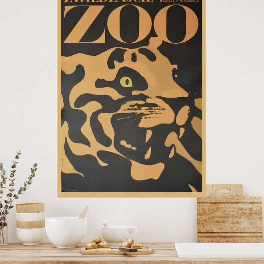 ヴィンテージは動物園の旅行ポスターを訪れる ポスター (キッチン)