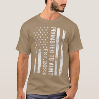 ヴィンテージは叔母に昇進2023アメリカ国旗 Tシャツ