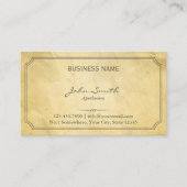 ヴィンテージは古いペーパー薬剤師を組み立てました 名刺 (正面)